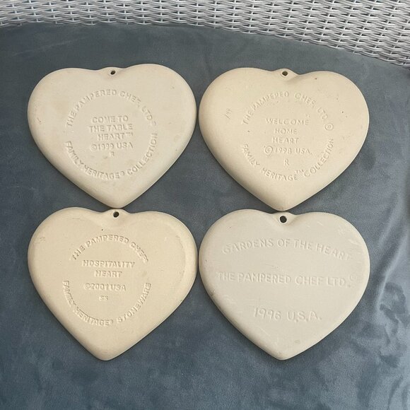 Pampered Chef Stoneware Molds Set of 4 - Picture 6 of 6